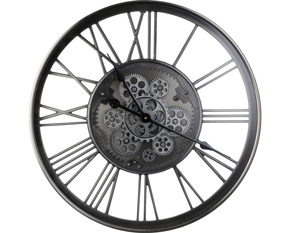 EGLO Wanduhr Kenema 55cm 425529 silber