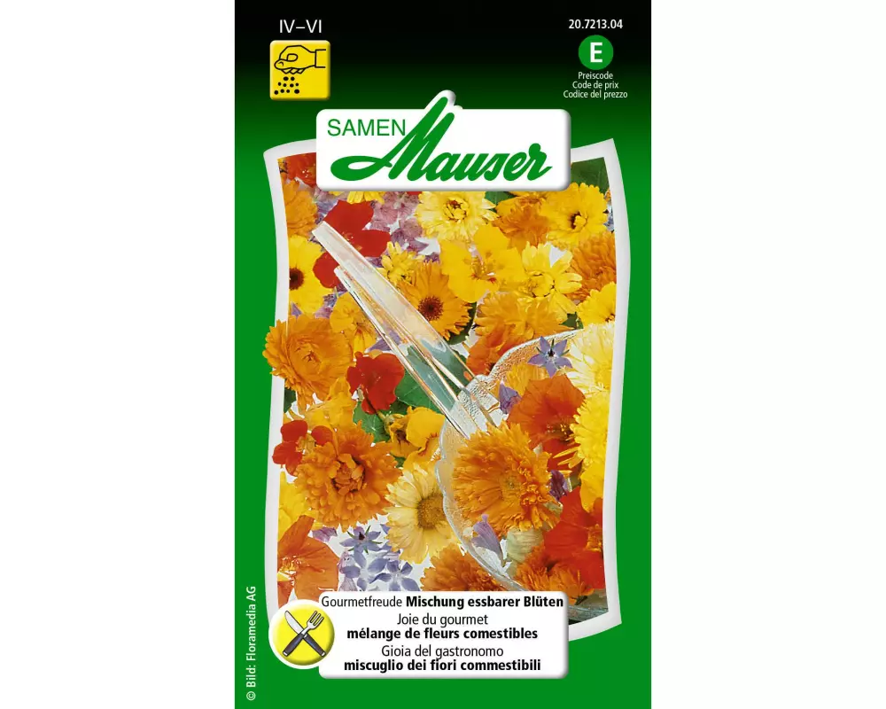 Samen Mauser Essbare Blüten Gourmetfreude