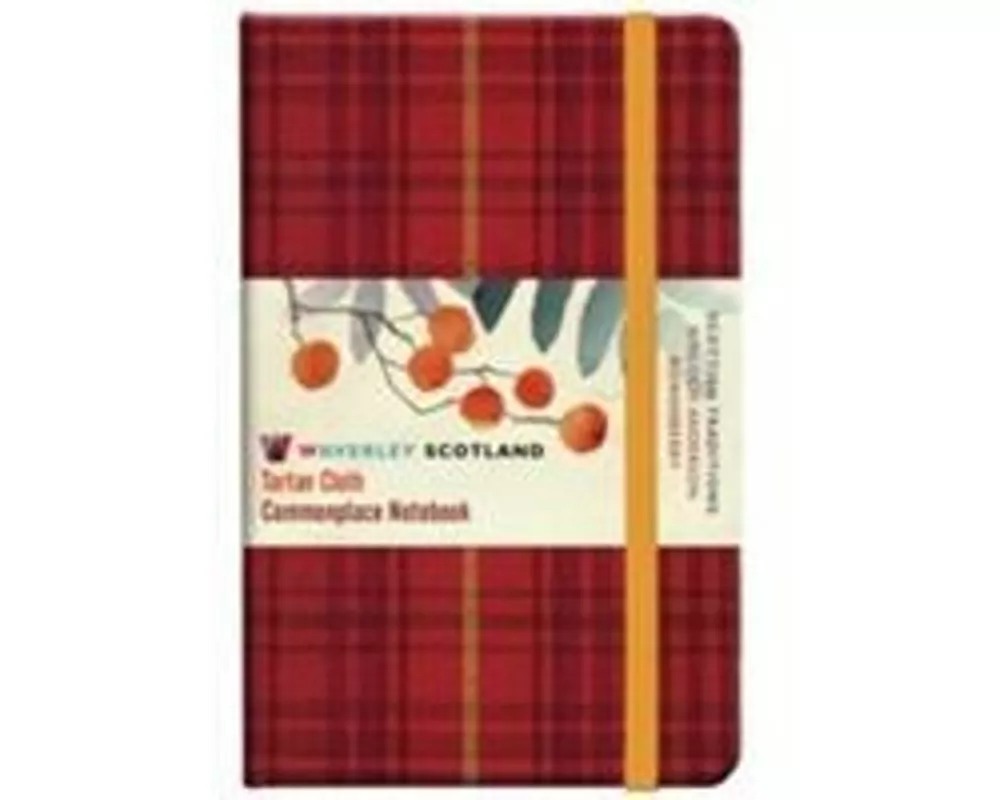 Waverley S.T. (M): Rowanberry Pocket Genuine Tartan Cloth Commonplace Notebook