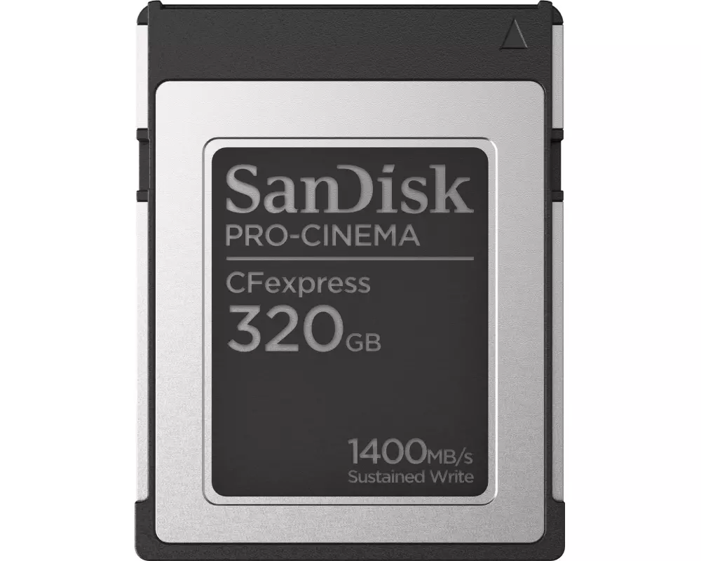 PRO-CINEMA CFexpress 320GB 1700/1500MBs