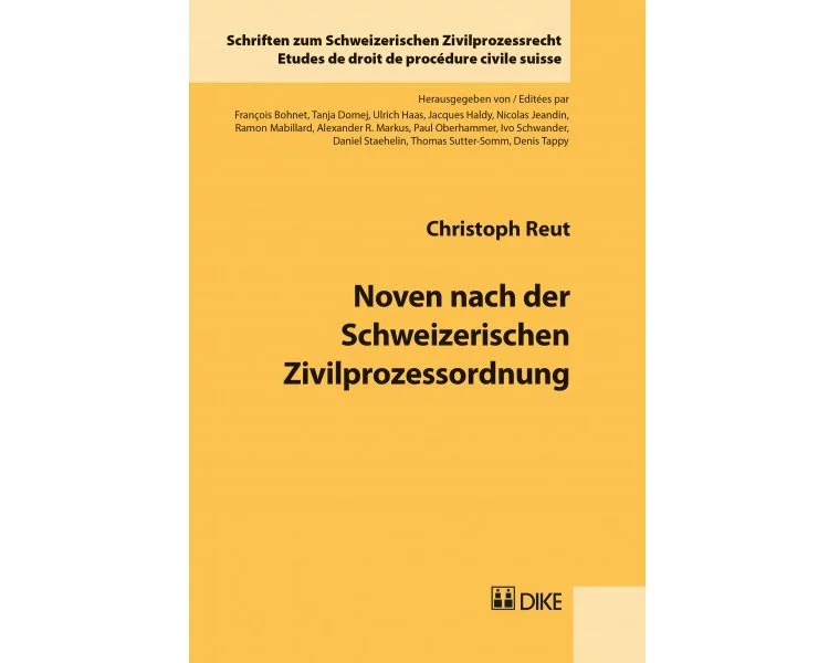 Noven nach der Schweizerischen Zivilprozessordnung