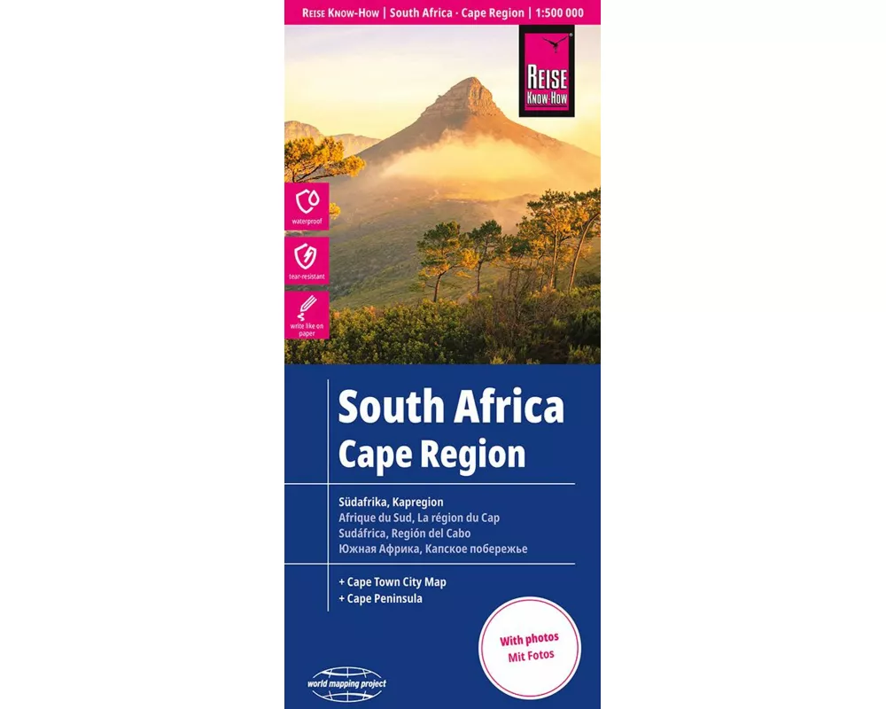 Reise Know-How Landkarte Südafrika Kapregion / South Africa, Cape Region (1:500.000)
