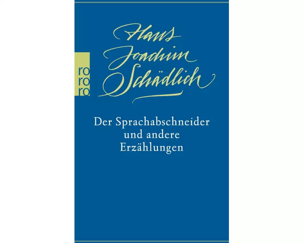Der Sprachabschneider und andere Erzählungen