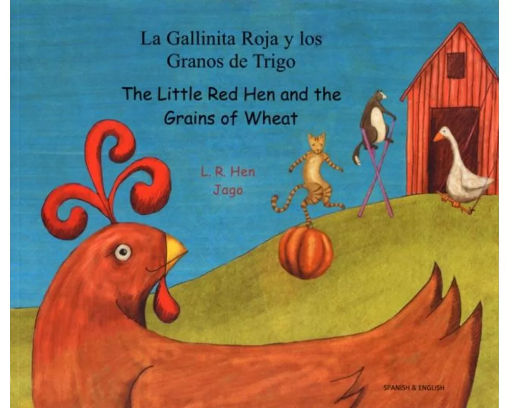 Little Red Hen Grains Of Wheat Spanish