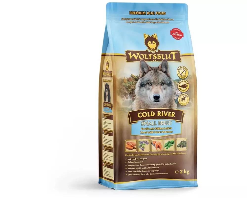 Wolfsblut Trockenfutter Dog Small Breed Cold River Adult, 7.5 kg