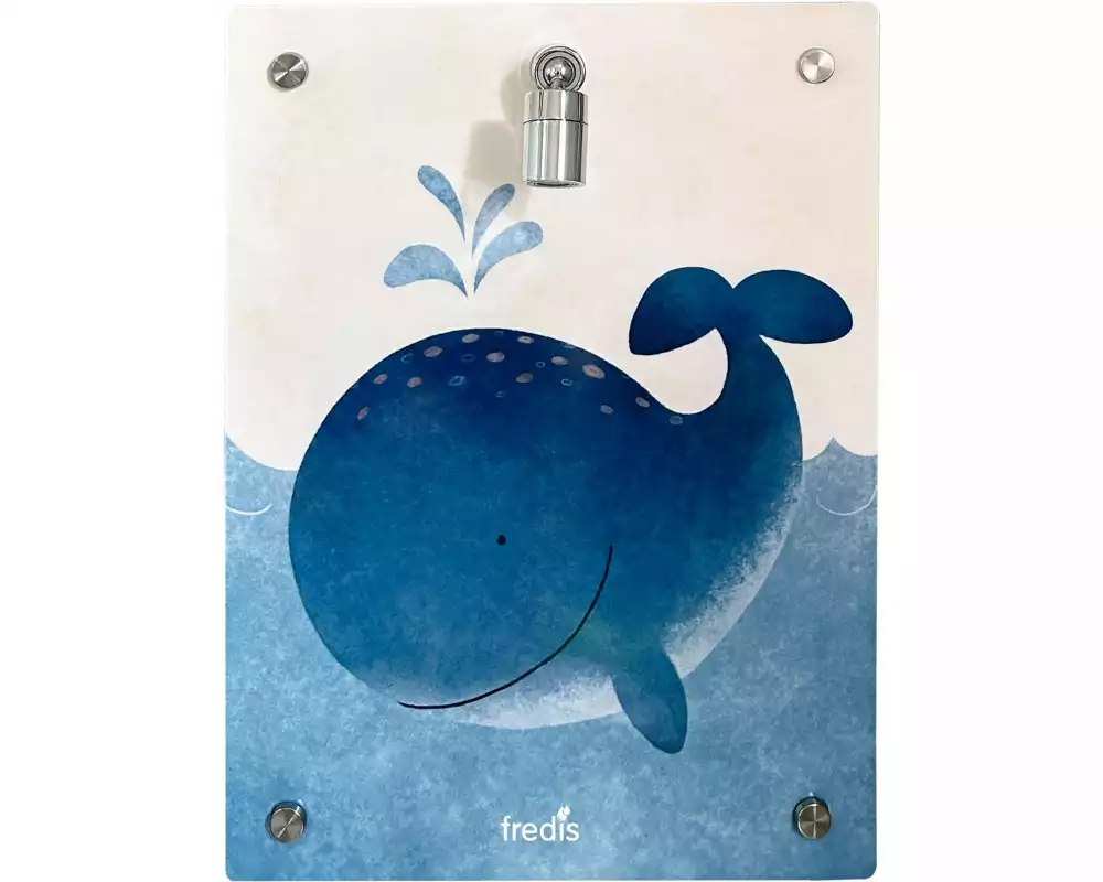 Fredis Kinderdusche Wal 40 x 30 cm