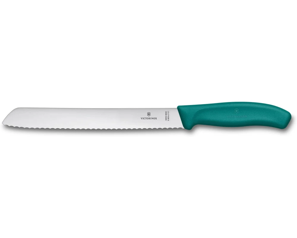 Victorinox Brotmesser Swiss Classic, 21 cm, Blister, Grün