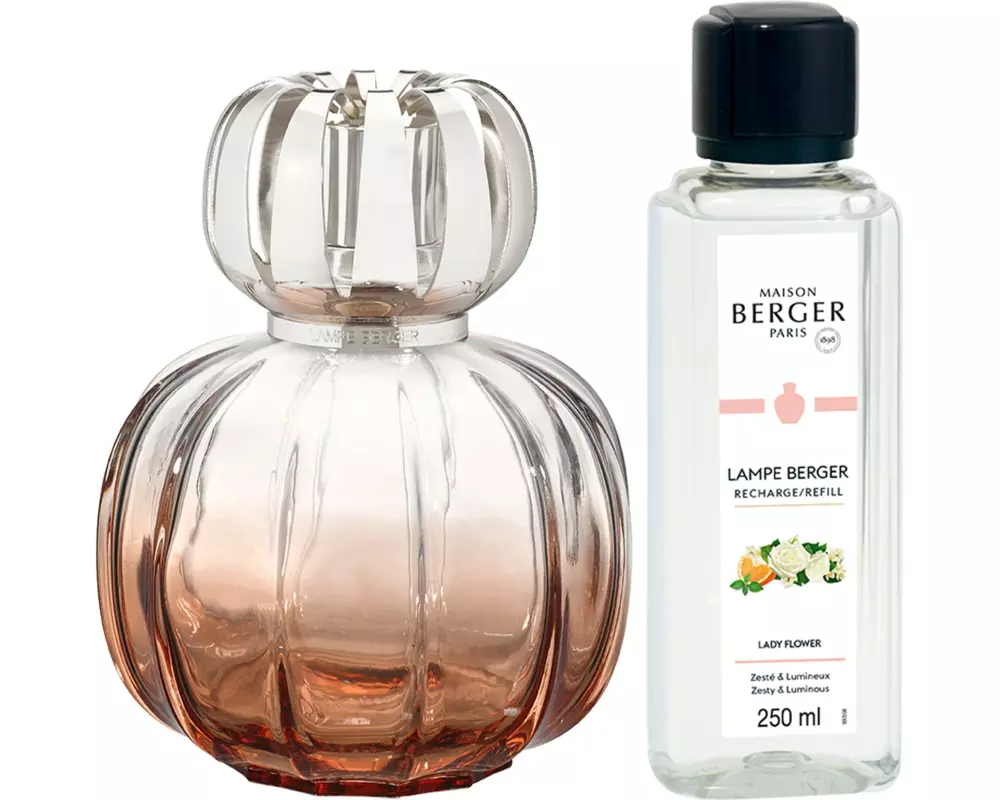 Maison Berger Duftlampe + Lady Flower 370 ml, Rosa