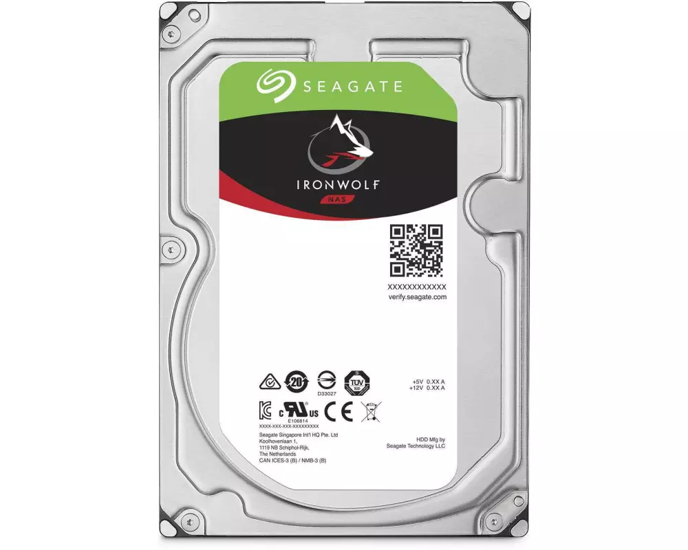 Seagate Harddisk IronWolf  3.5" SATA 6 TB