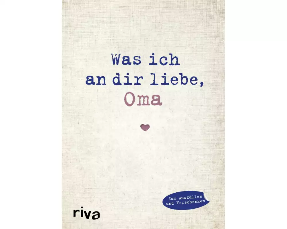 Was ich an dir liebe, Oma