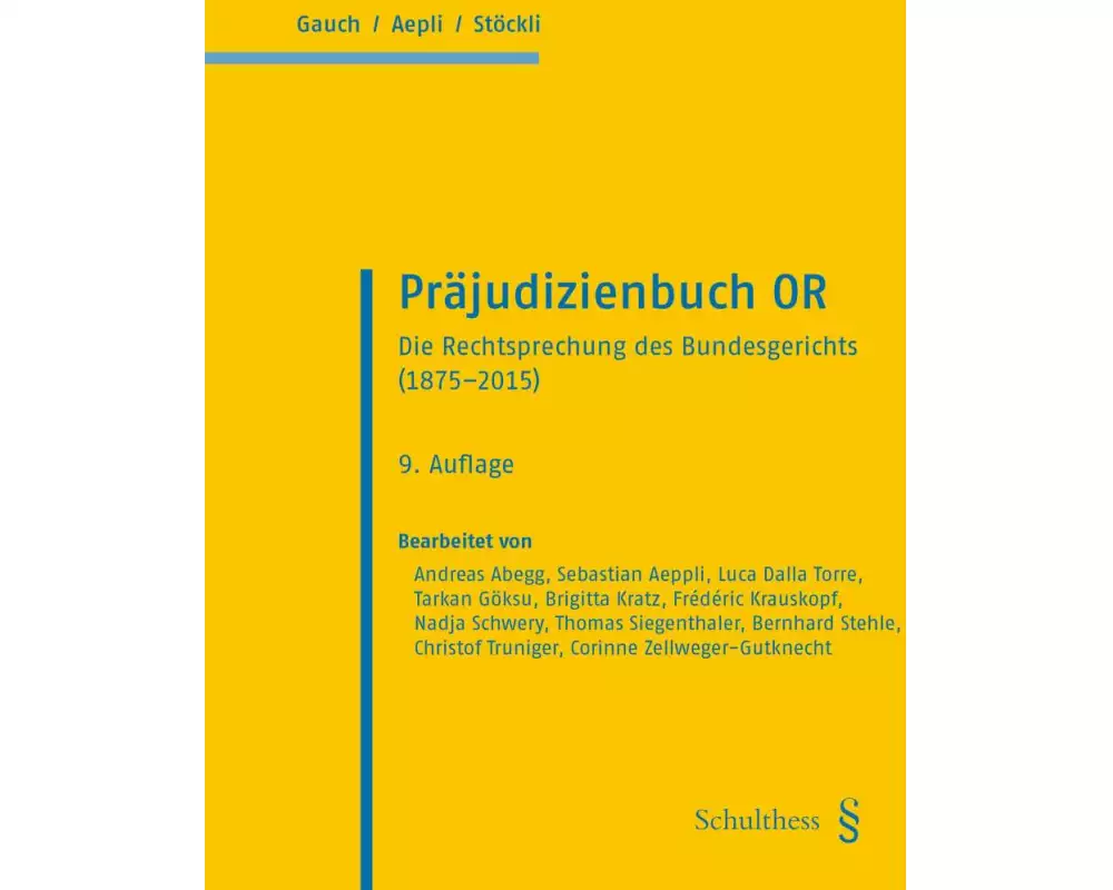 Präjudizienbuch OR