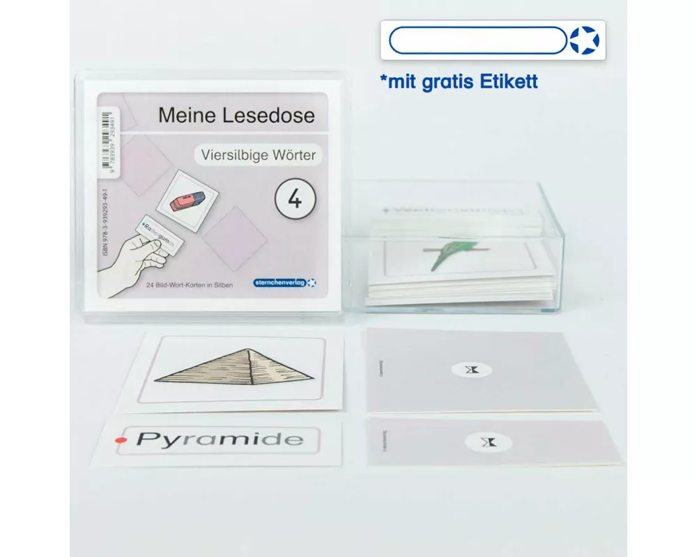 Meine Lesedose 4 - viersilbige Wörter