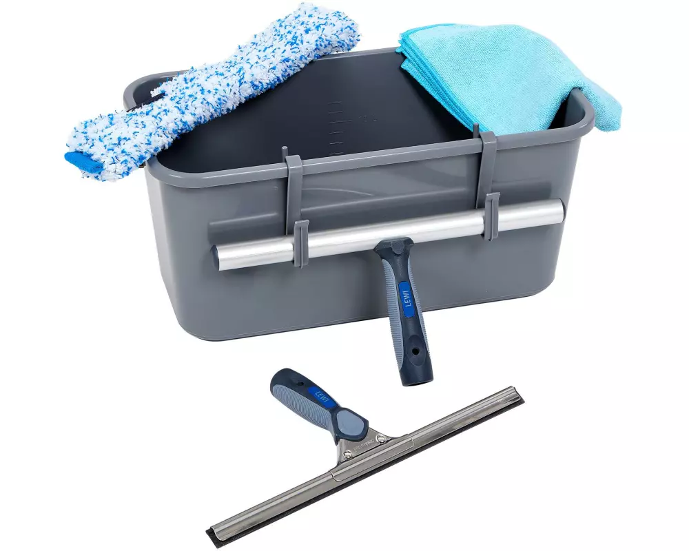 Edi Baur LEWI Fensterreinigungsset 4 in 1 Mehrfarbig