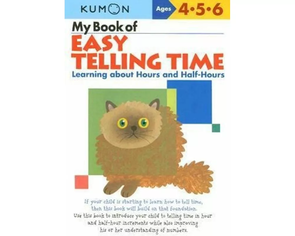 Kumon My Book of Easy Telling Time