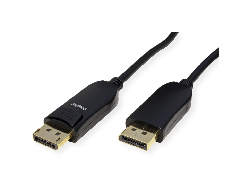 ROLINE DisplayPort v2.1 Kabel (AOC), 10K@60Hz, 54Gbit/s, UHBR13.5, ST/ST, 30 m