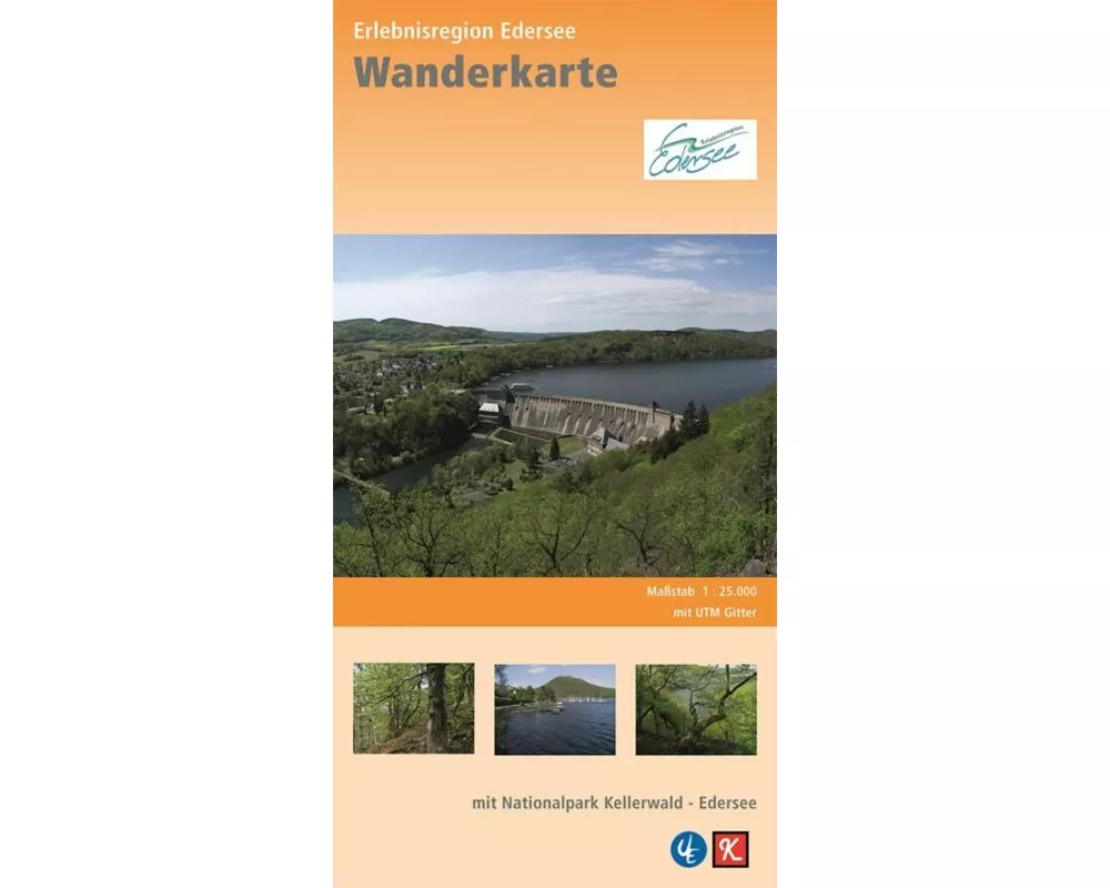 Wanderkarte Erlebnisregion Edersee 1 : 25 000