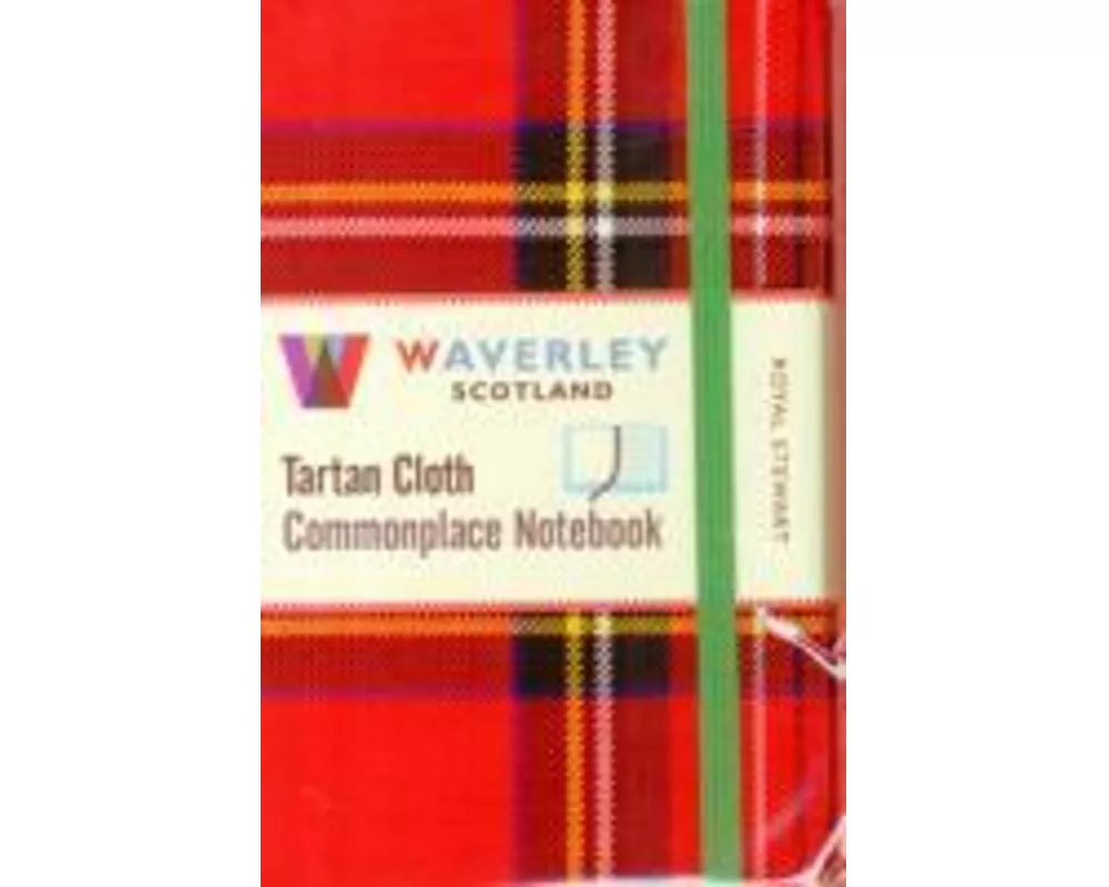 Waverley (M): Royal Stewart Tartan Cloth Commonplace Notebook