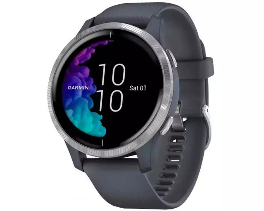 GARMIN Sportuhr Venu 2 Blaugrau/Silber