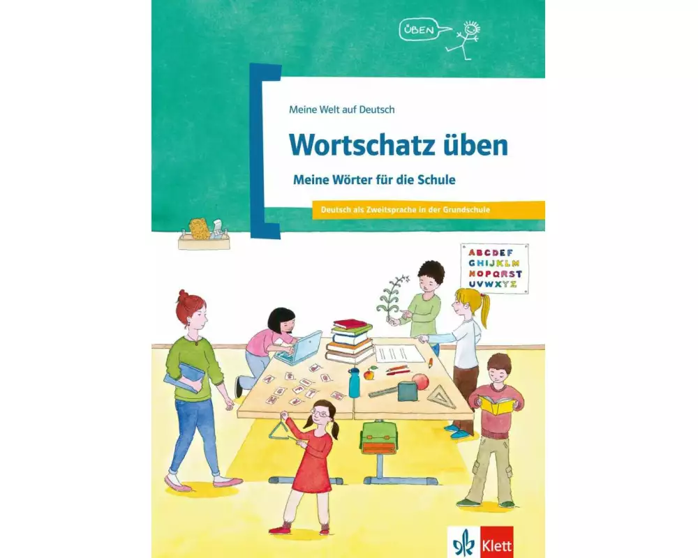 Schulwortschatz üben: In der Schule - Die Fächer - Die Aufgaben