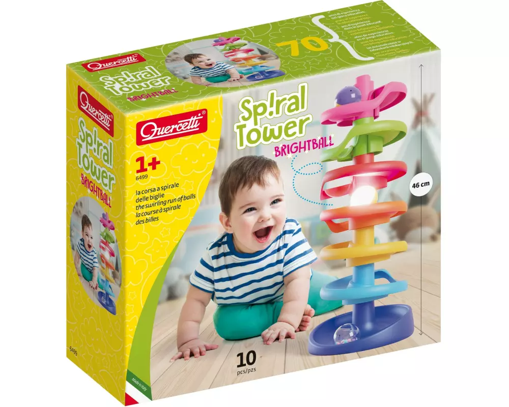 Quercetti Kugelturm mit leuchtendem Ball
