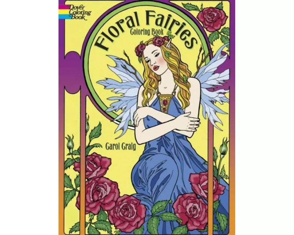 Floral Fairies Coloring Book