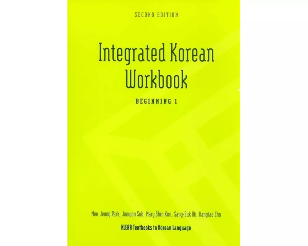 Integrated Korean Workbook