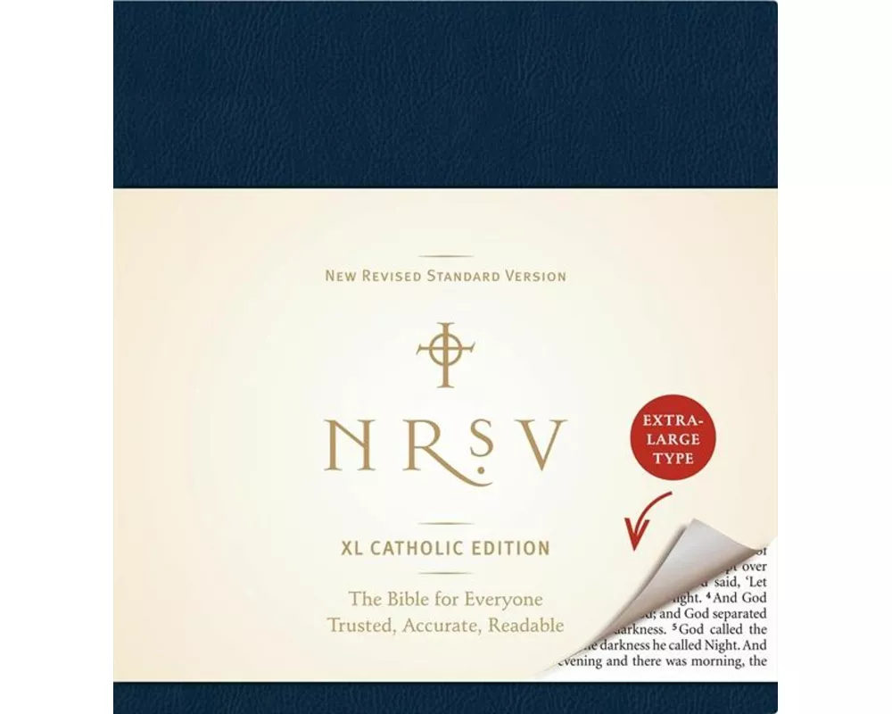 NRSV XL, Catholic Edition, Navy Leathersoft