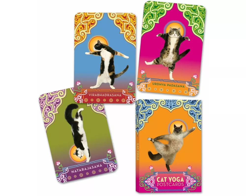 Cat Yoga Postcards