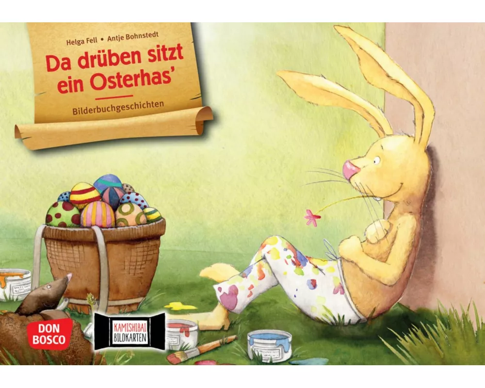 Da drüben sitzt ein Osterhas. Kamishibai Bildkartenset