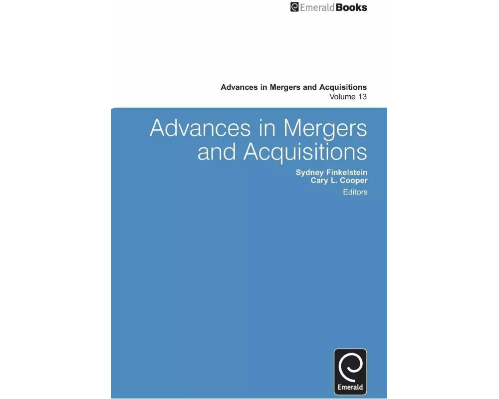 Advances in Mergers and Acquisitions