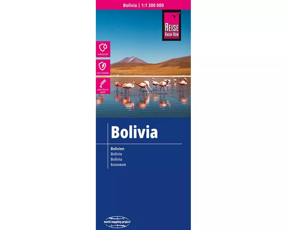 Reise Know-How Landkarte Bolivien / Bolivia (1:1.300.000)