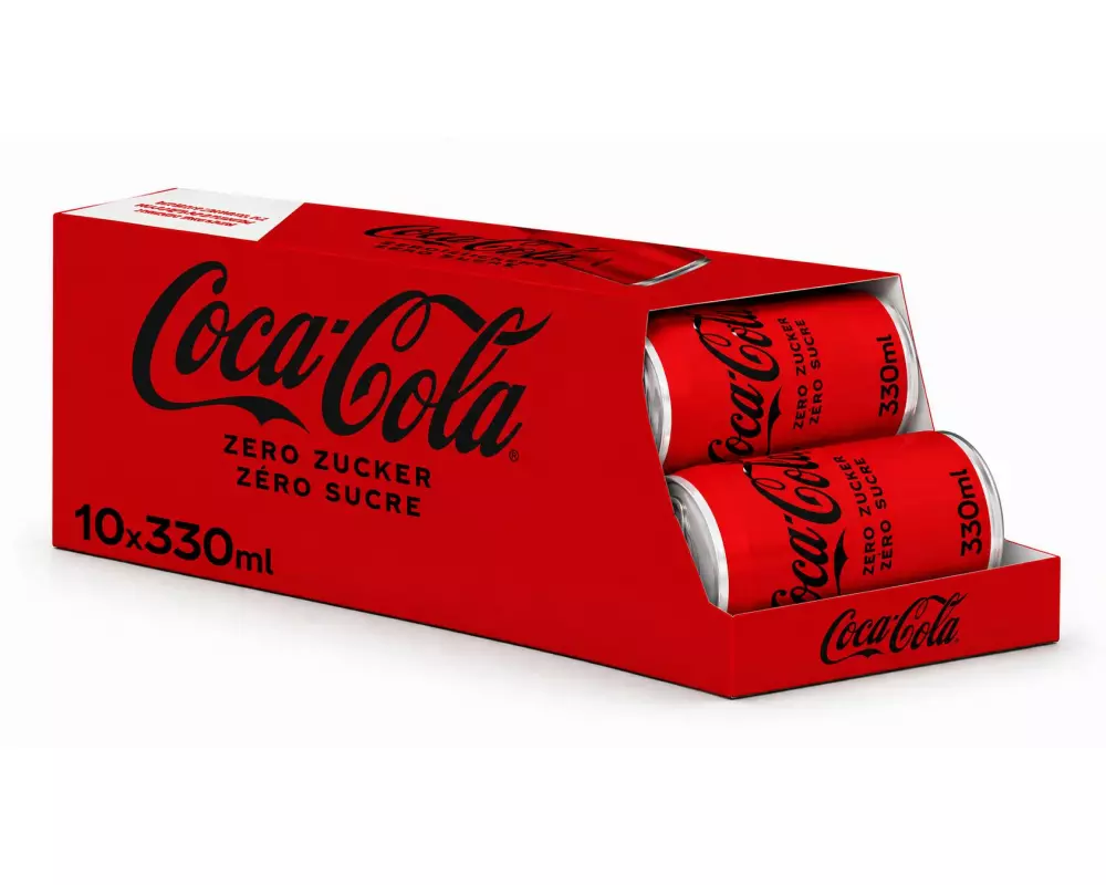 Coca Cola Soft-Drinks Zero Fridgepack 10 x 0.33 l