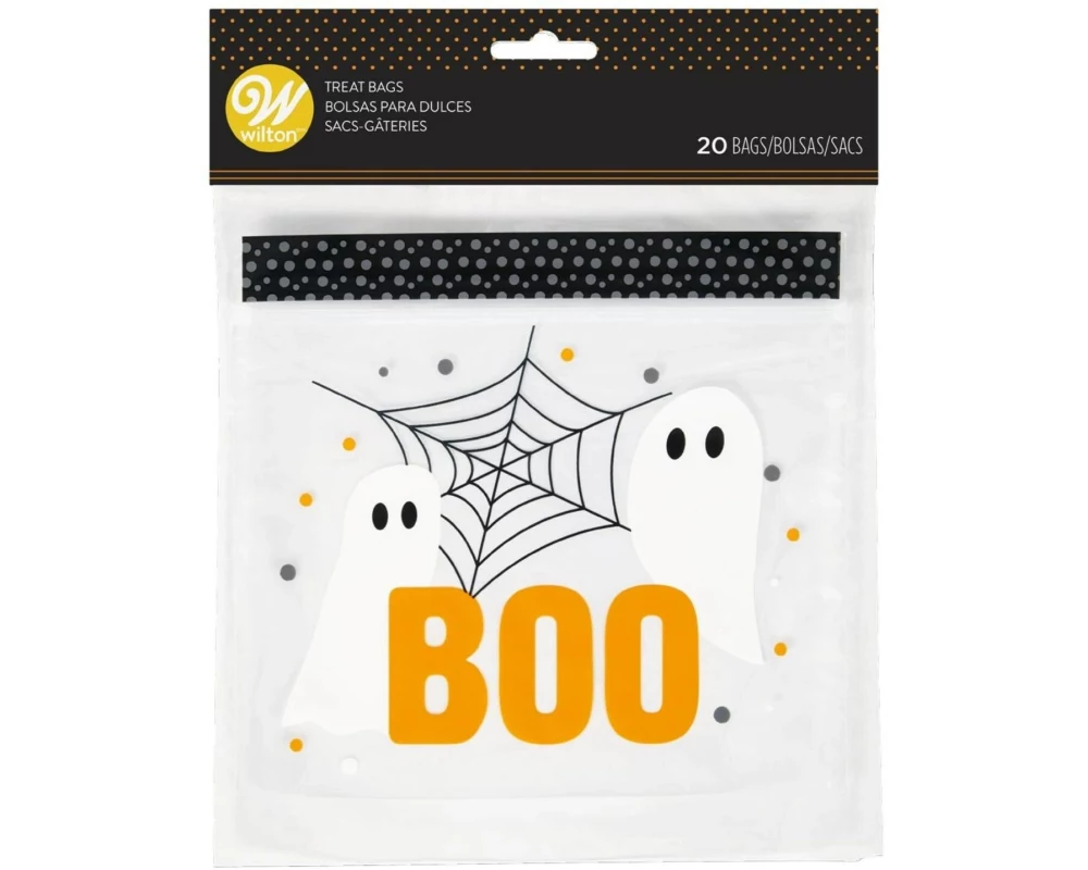BackshopSchweiz Wilton Geschenktüte – Halloween Geister 20 Stück, Mehrfarbig