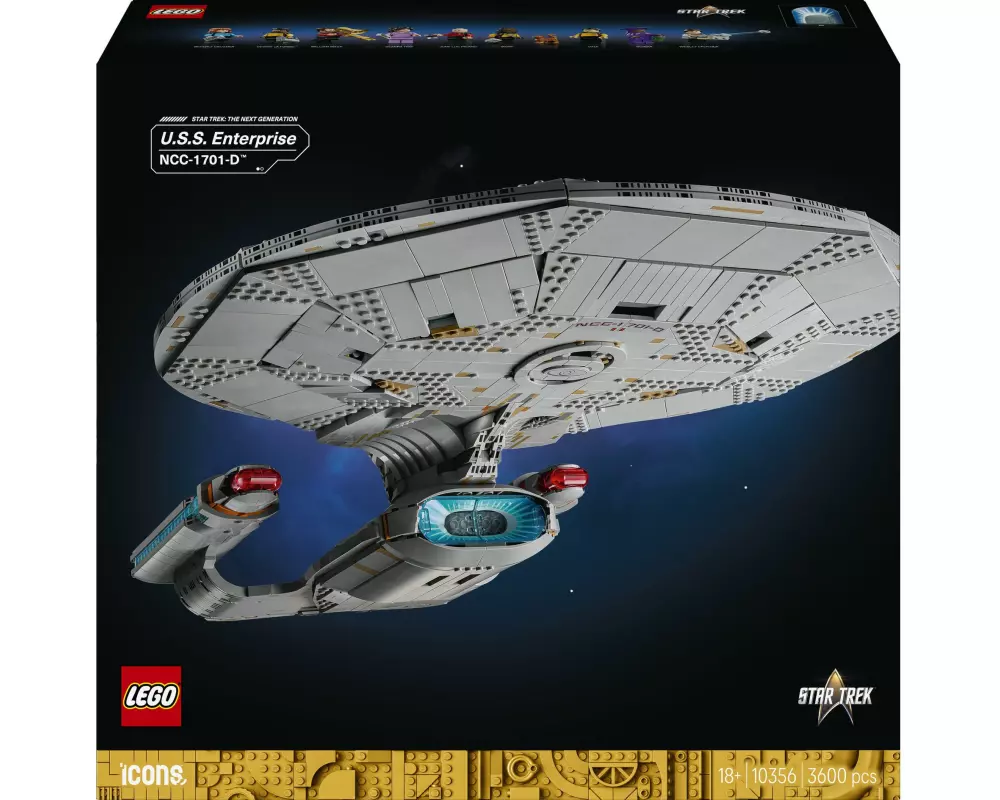 LEGO Icons Star Trek: U.S.S. Enterprise NCC-1701-D 10356