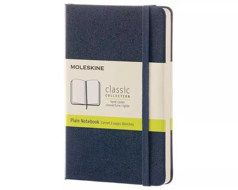 Moleskine Sapphire Blue Pocket Plain Notbook