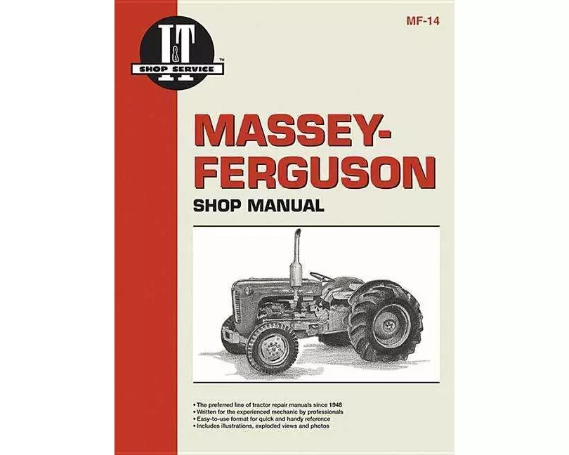 Massey-Ferguson Model MF35 & TO35 Diesel & MF35-MF202 & TO35 Gasoline Tractor Service Repair Manual