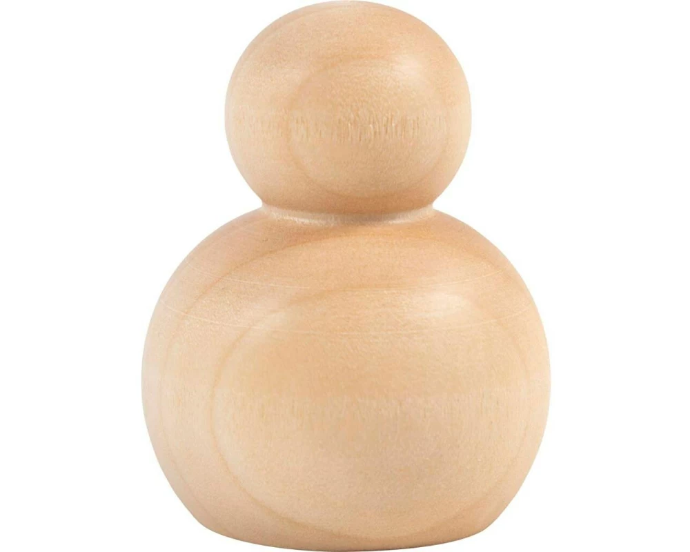 Creativ Company Holzartikel Kegelfigur 5 cm, 5 Stück