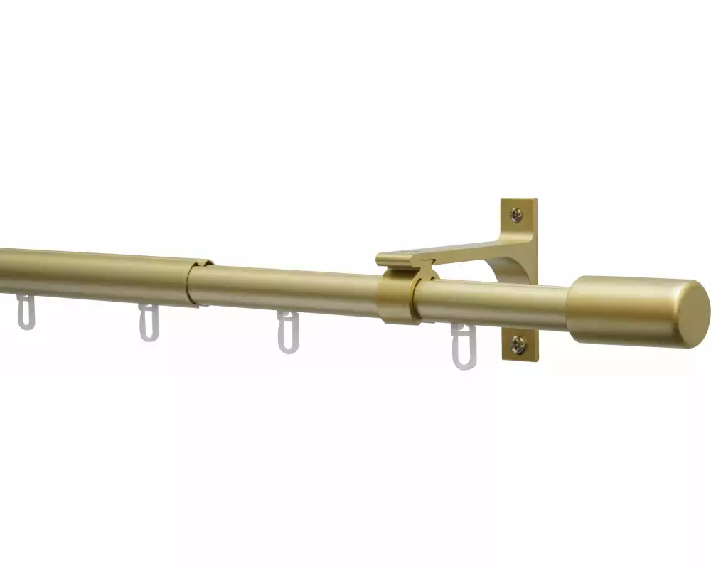 Gardinia Vorhangstange Theos 100-190 cm, Gold-matt