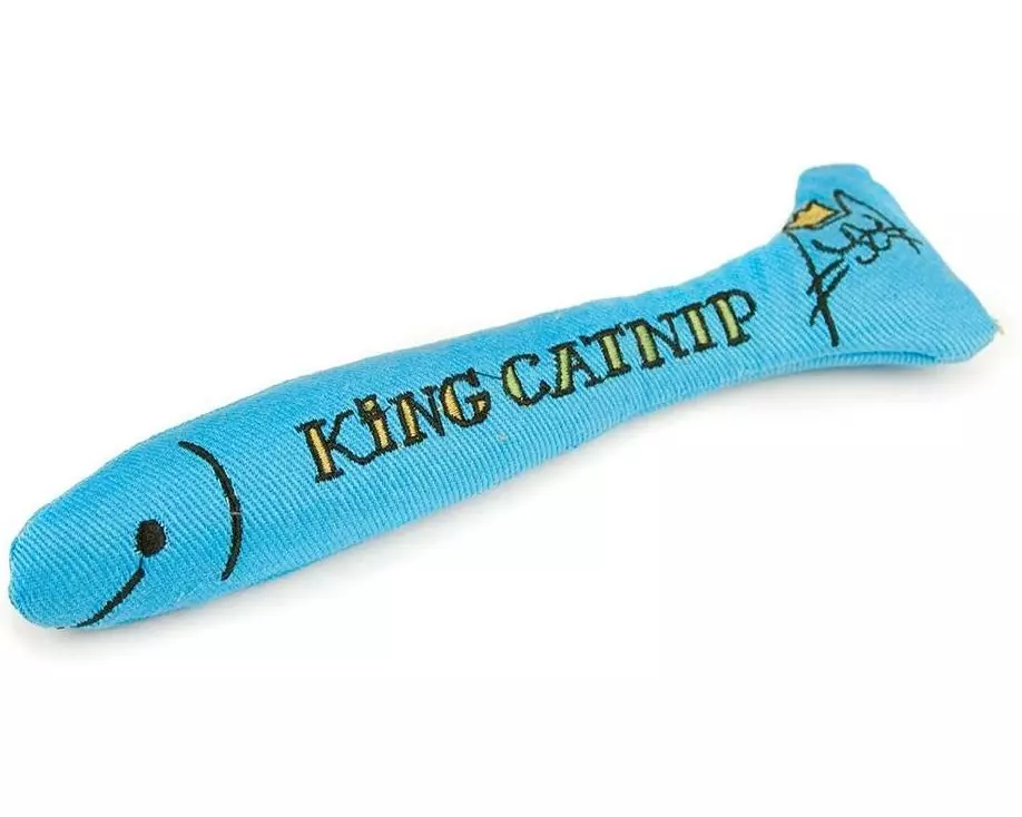 King Catnip Katzen-Spielzeug Sardine 21 x 3.5 x 6 cm
