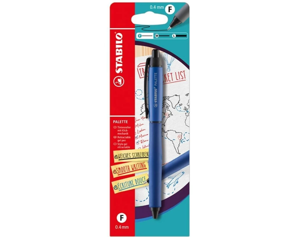 STABILO PALETTE Gelroller blau Blister nachfüllbar