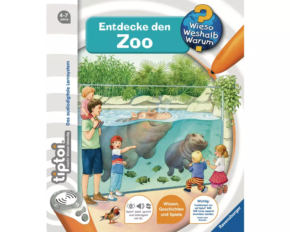 tiptoi Lernbuch WWW Entdecke den Zoo