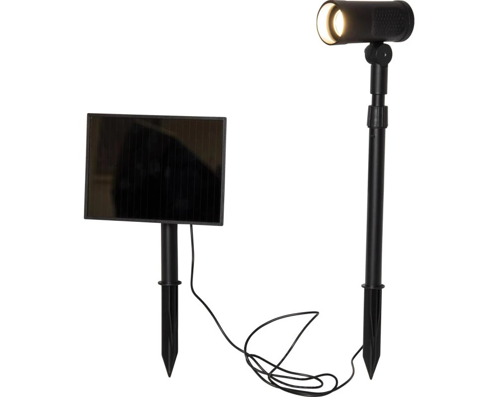 Star Trading Solar Spotlight Powerspot Schwarz