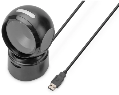 Digitus DA-81005 Self-checkout, Pharmacy, Retail Desktop Barcode Scanner