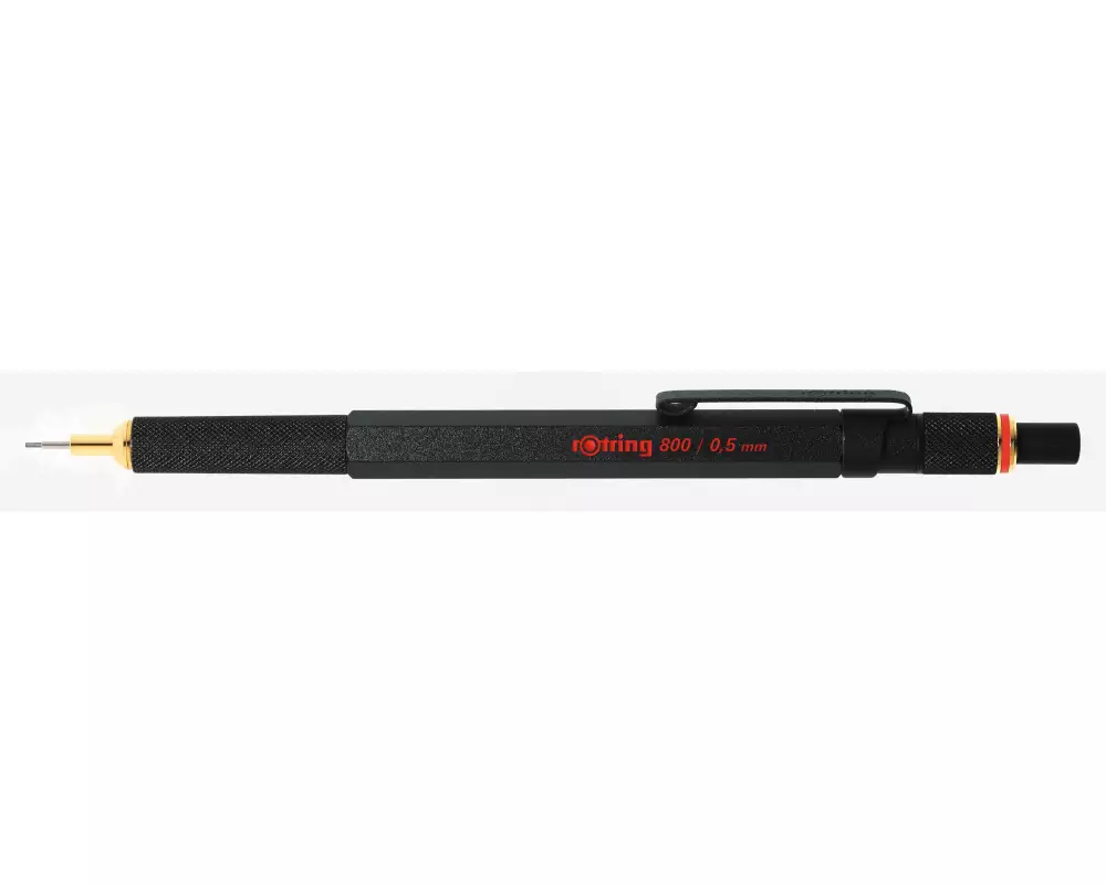 Rotring Minenbleistift 800 0.5 mm, Schwarz/Gold