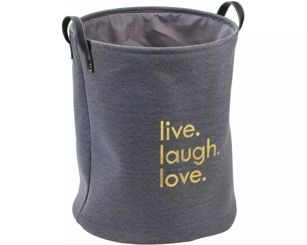 diaqua Wäschekorb Words 59 l, Grau