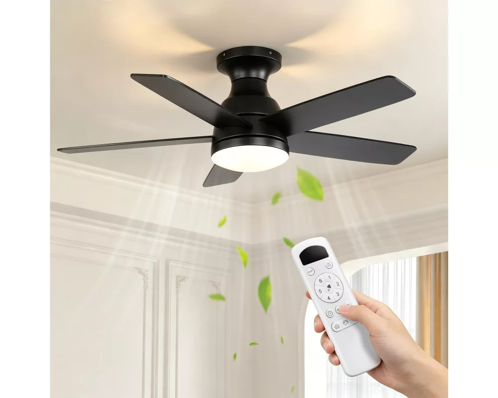 Ozeanos Deckenventilator KBS-44K009 Schwarz