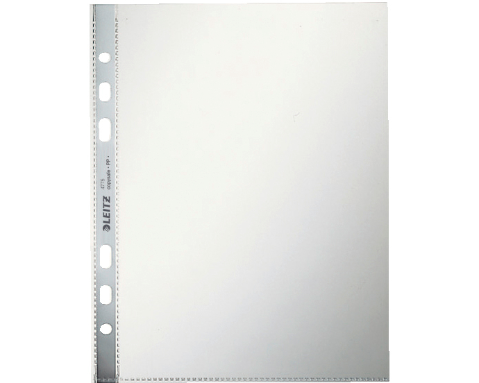 LEITZ Zeigetaschen PP A5 47750002 glasklar, 0,08mm 100 Stück