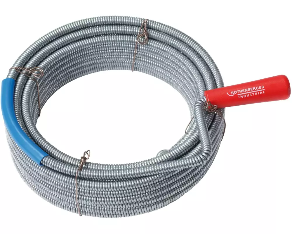 Rothenberger Rohrreinigungsspirale mit Kralle 10 m x 9 mm