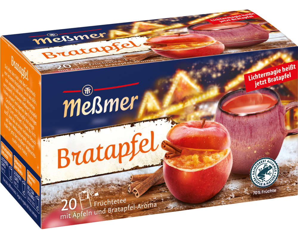 MESSMER Bratapfel 10784300 Beutel 2.5g, 20 Stk.