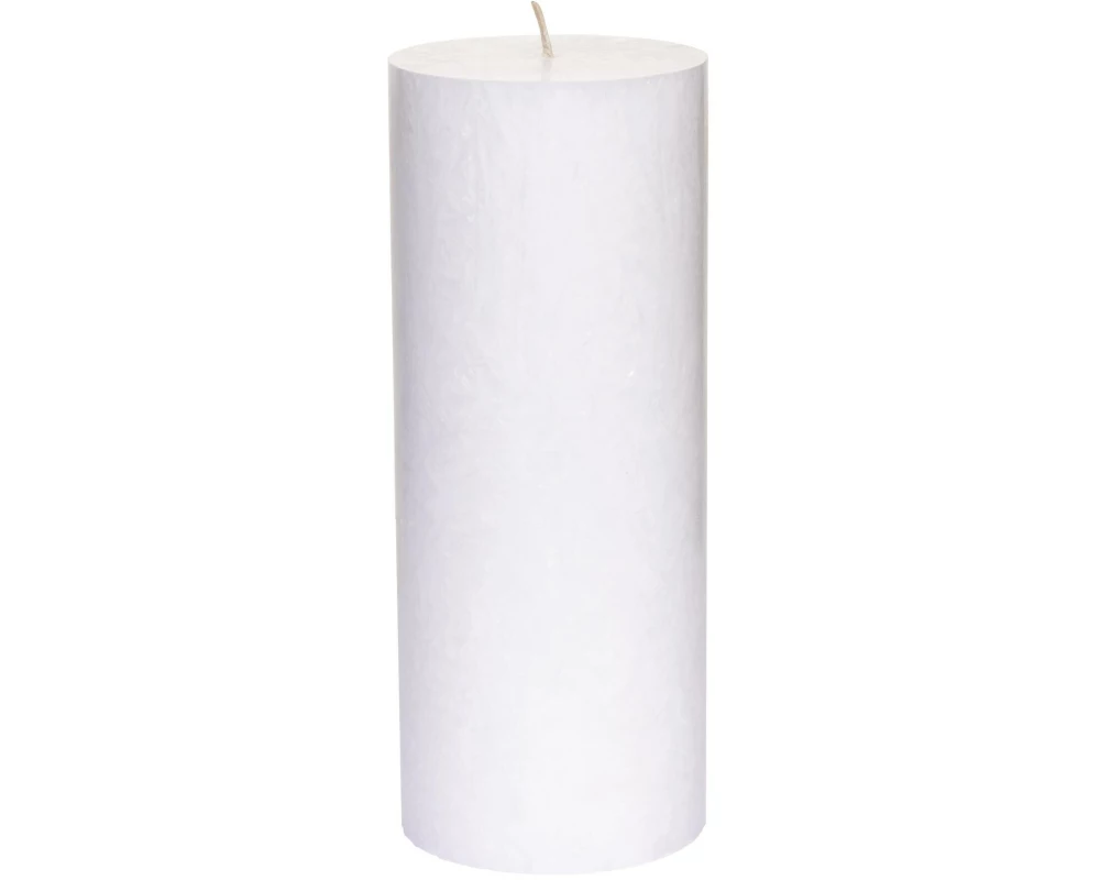 Herzog Kerzen AG Stumpenkerze Kristallo Alto 15 cm Weiss